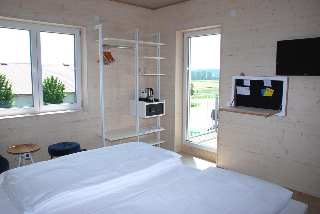 Schlafzimmer - Self Check-In Dinkelsbühl Exteriér fotografie