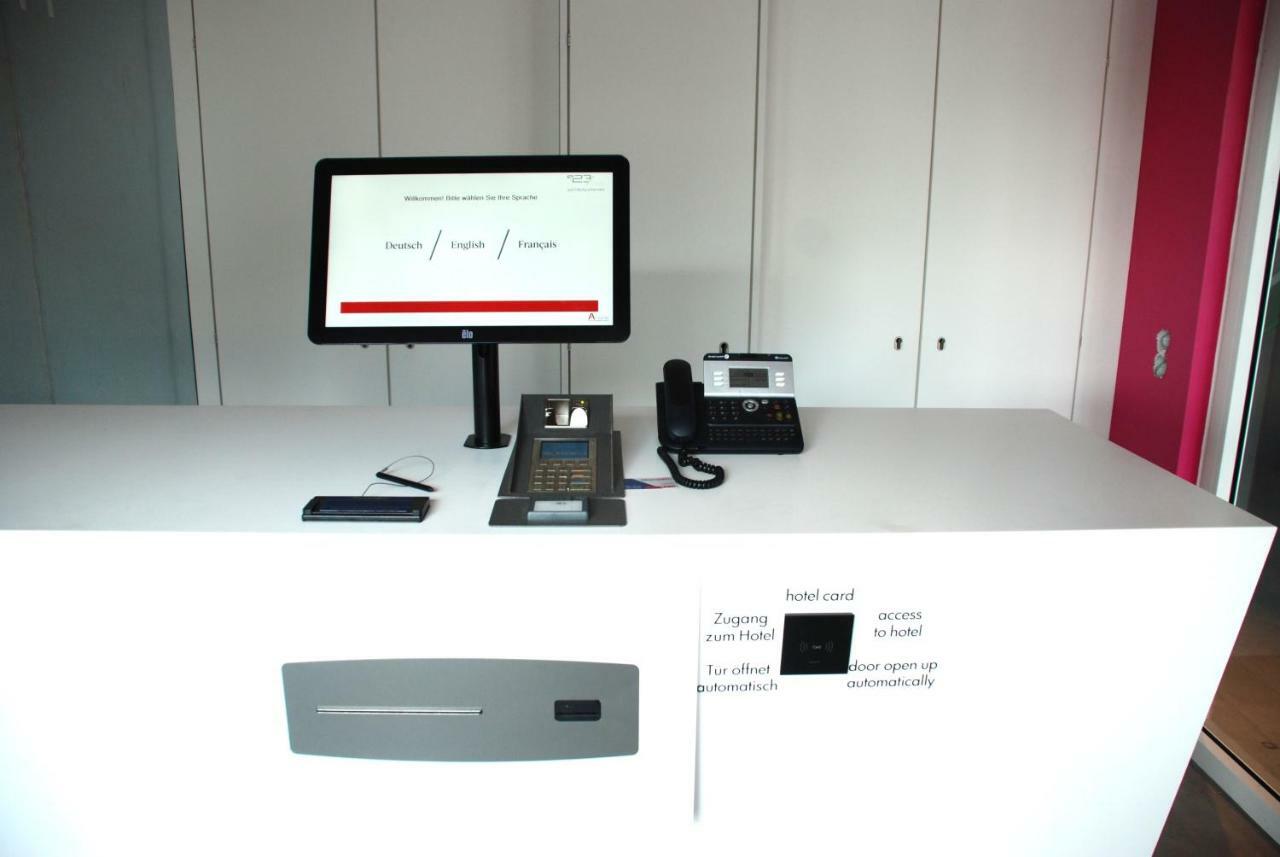 Schlafzimmer - Self Check-In Dinkelsbühl Exteriér fotografie