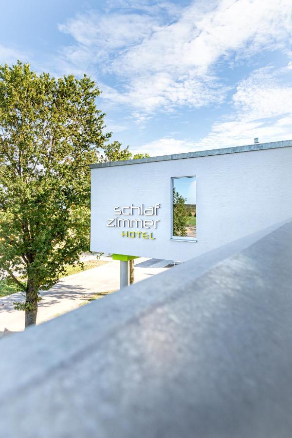 Schlafzimmer - Self Check-In Dinkelsbühl Exteriér fotografie