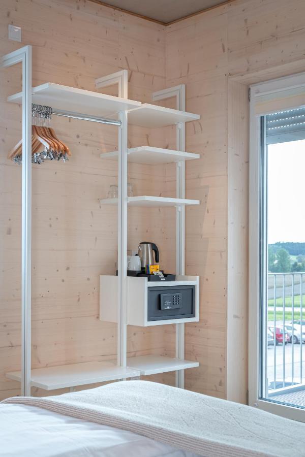 Schlafzimmer - Self Check-In Dinkelsbühl Exteriér fotografie