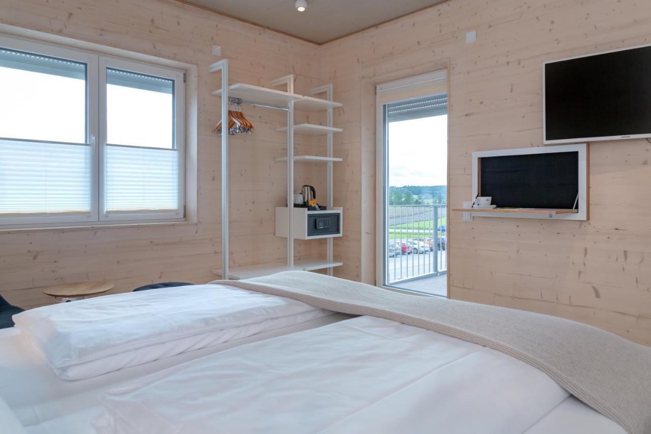 Schlafzimmer - Self Check-In Dinkelsbühl Exteriér fotografie